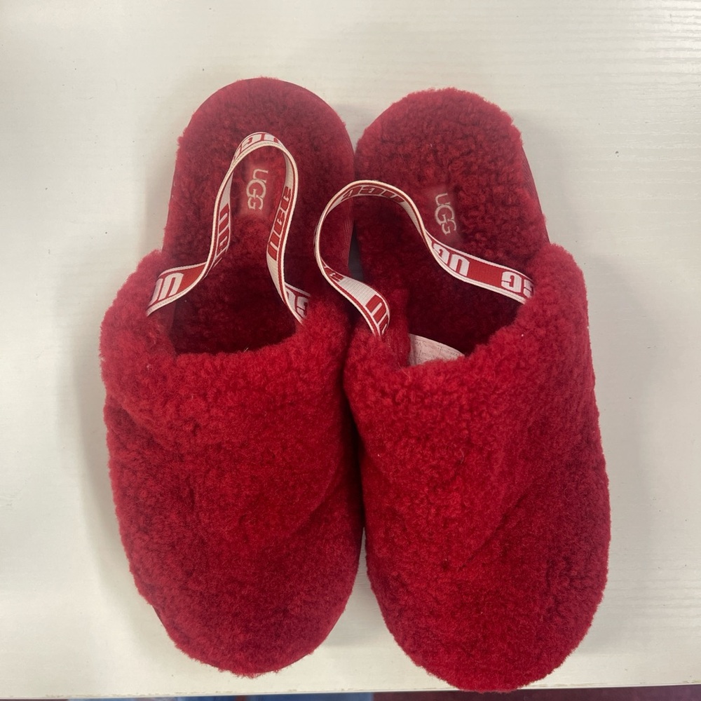 Red Ugg slippers